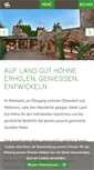 Mobile Screenshot of guthoehne.de