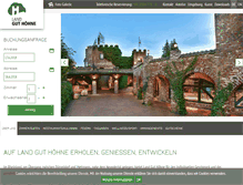 Tablet Screenshot of guthoehne.de
